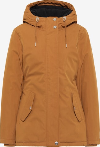 usha BLUE LABEL Winter Jacket in Brown: front