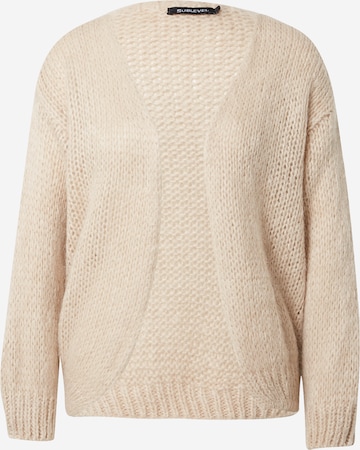 Sublevel Knit Cardigan 'Dob' in Beige: front