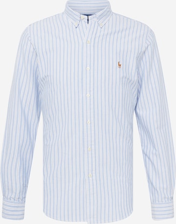 Coupe slim Chemise Polo Ralph Lauren en bleu : devant