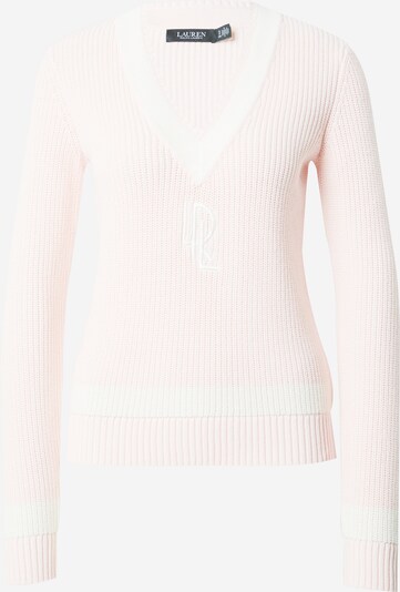 Lauren Ralph Lauren Sweater 'MEREN' in Pastel pink / White, Item view