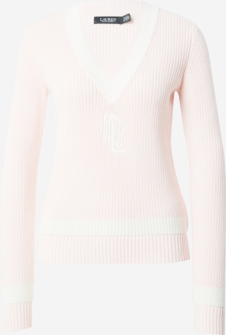 Lauren Ralph Lauren Пуловер 'MEREN' в розово: отпред
