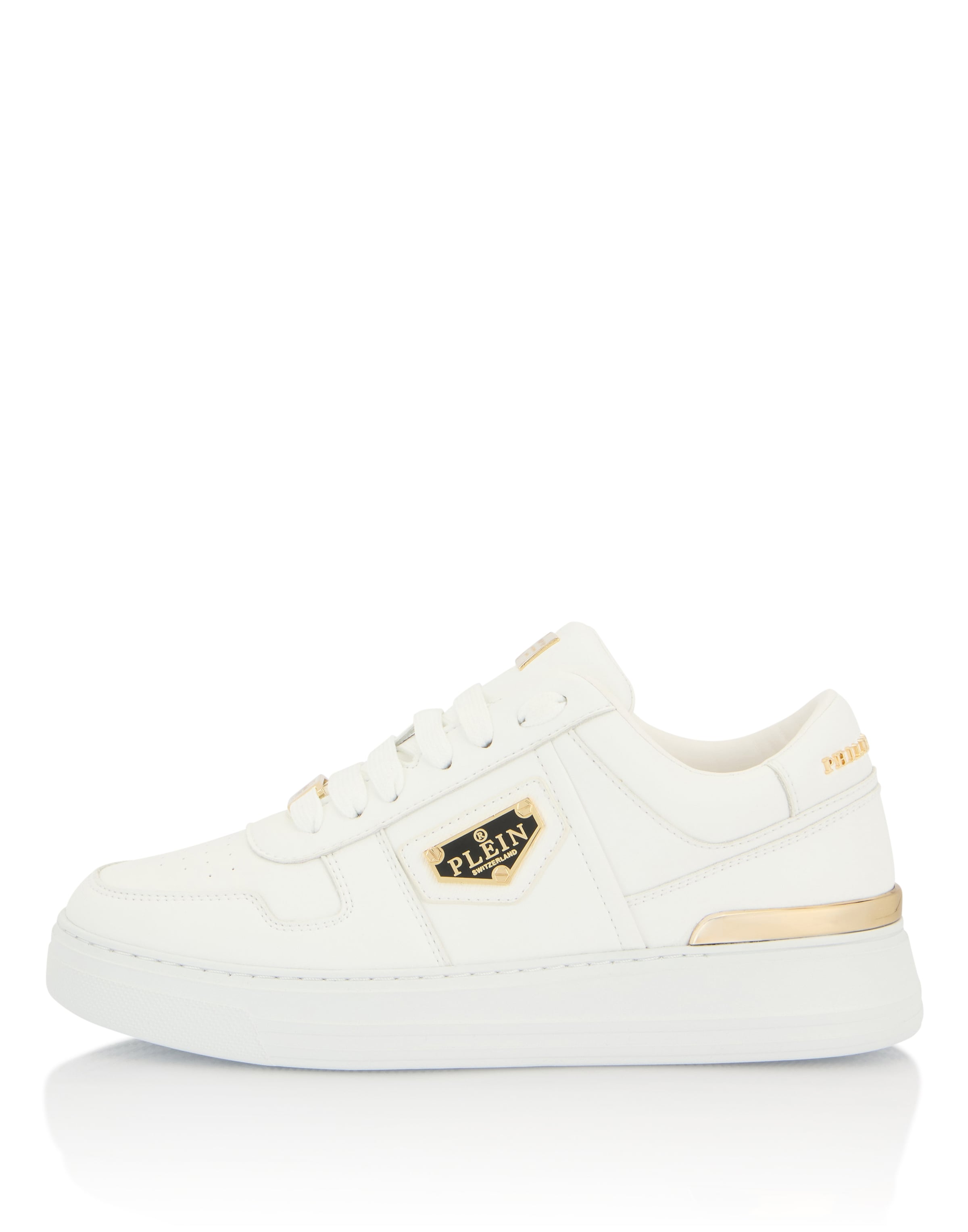Sneaker bassa in 35 Philipp Plein di colore oro / bianco, Visualizzazione prodotti