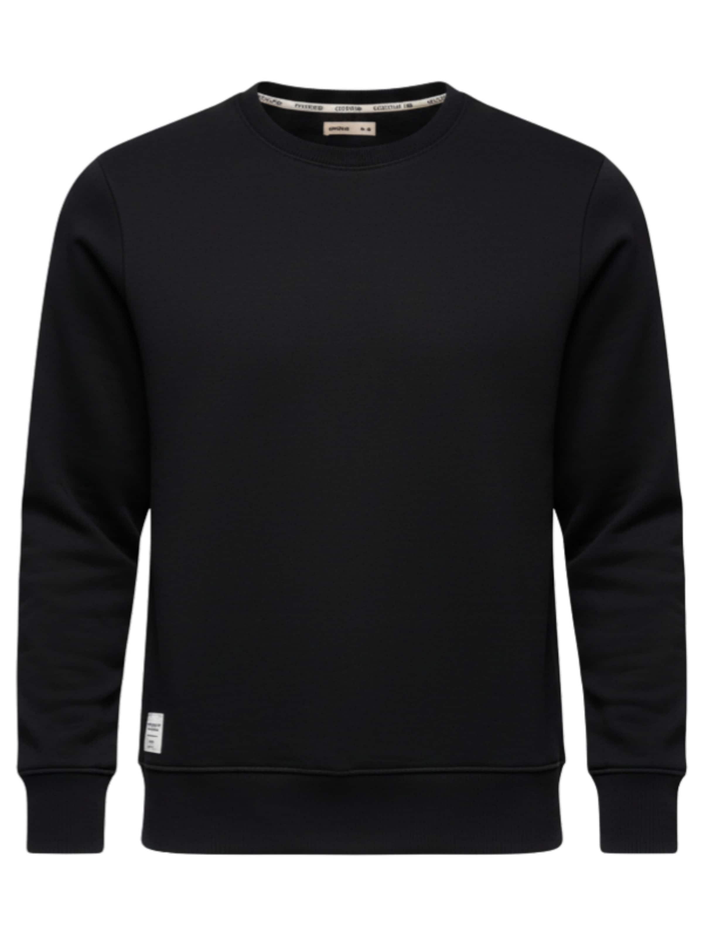 Ombre Sweatshirt in Zwart: voorkant