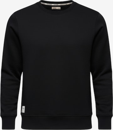 Ombre Sweatshirt in Zwart: voorkant