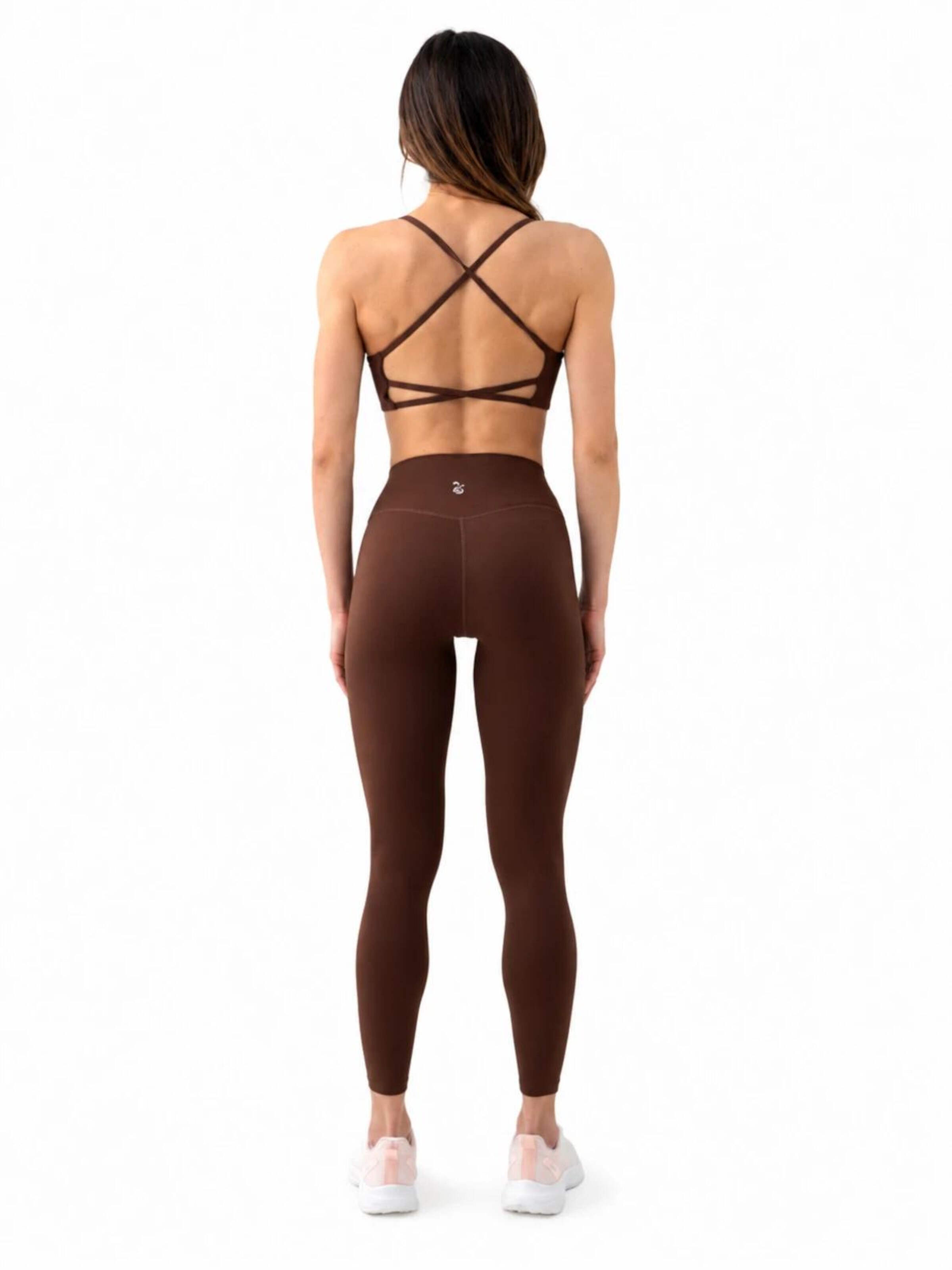 2SKIN - Slimfit Pantalón deportivo en marrón
