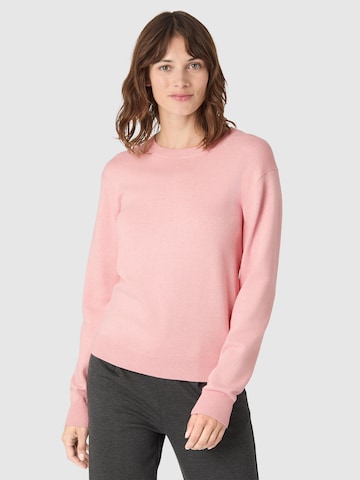 Pull-over Les Lunes en rose : devant