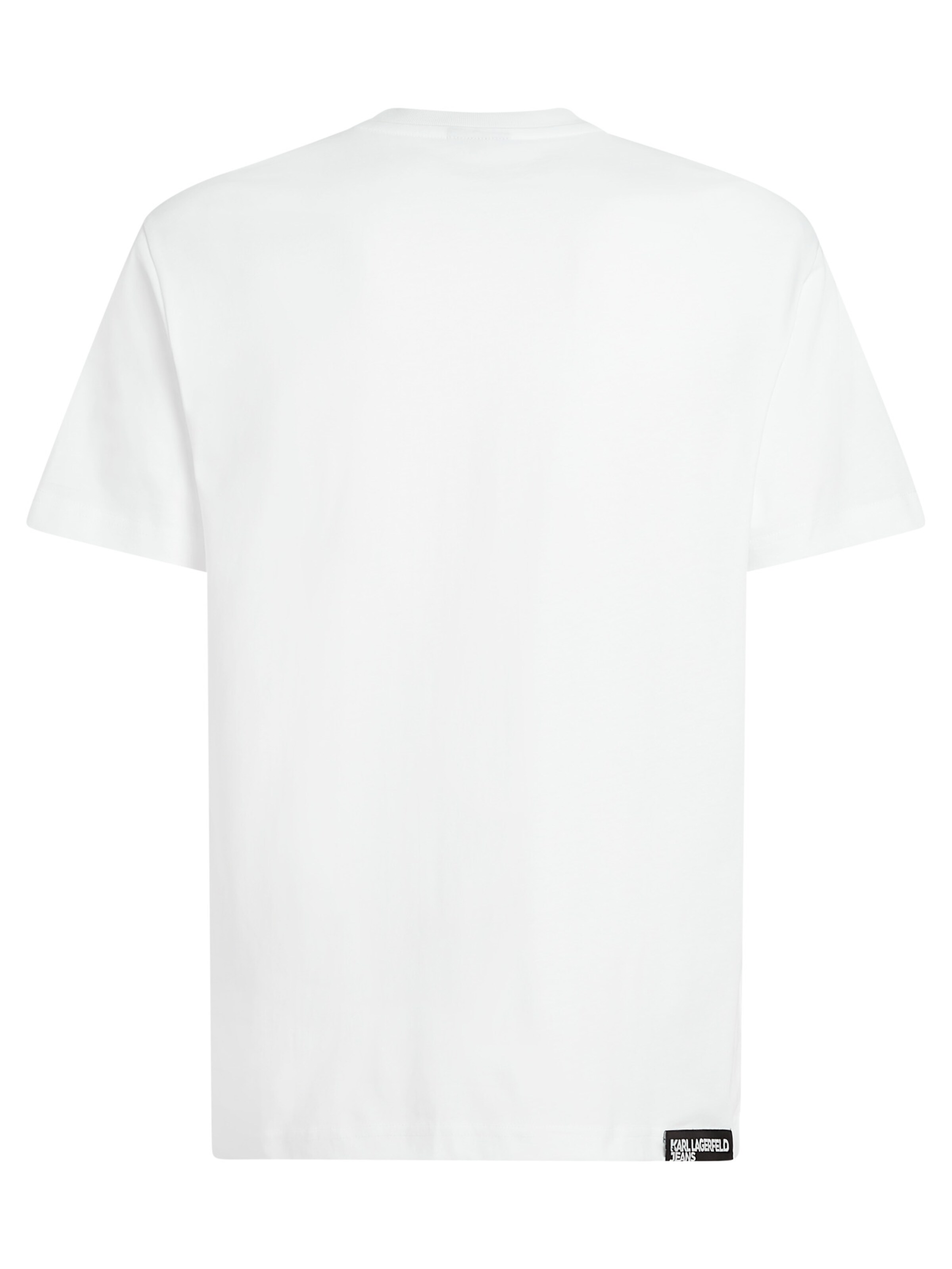 balta KARL LAGERFELD JEANS Marškinėliai