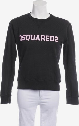 DSQUARED2 Sweatshirt & Zip-Up Hoodie in XS in Black: front