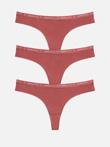 LEAFLETIC Panty‌‌ in Pink: Vorderseite