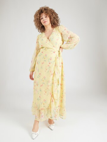 VILA Šaty 'VIEDEE' – žlutá: přední strana