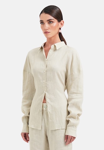 OW Collection Bluse 'Luma' in Beige