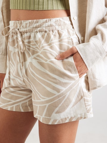 VILA Regular Broek 'VIKAM' in Beige