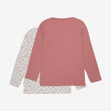 MINYMO Langarmshirt 'Basic' 2er Pack in Pink