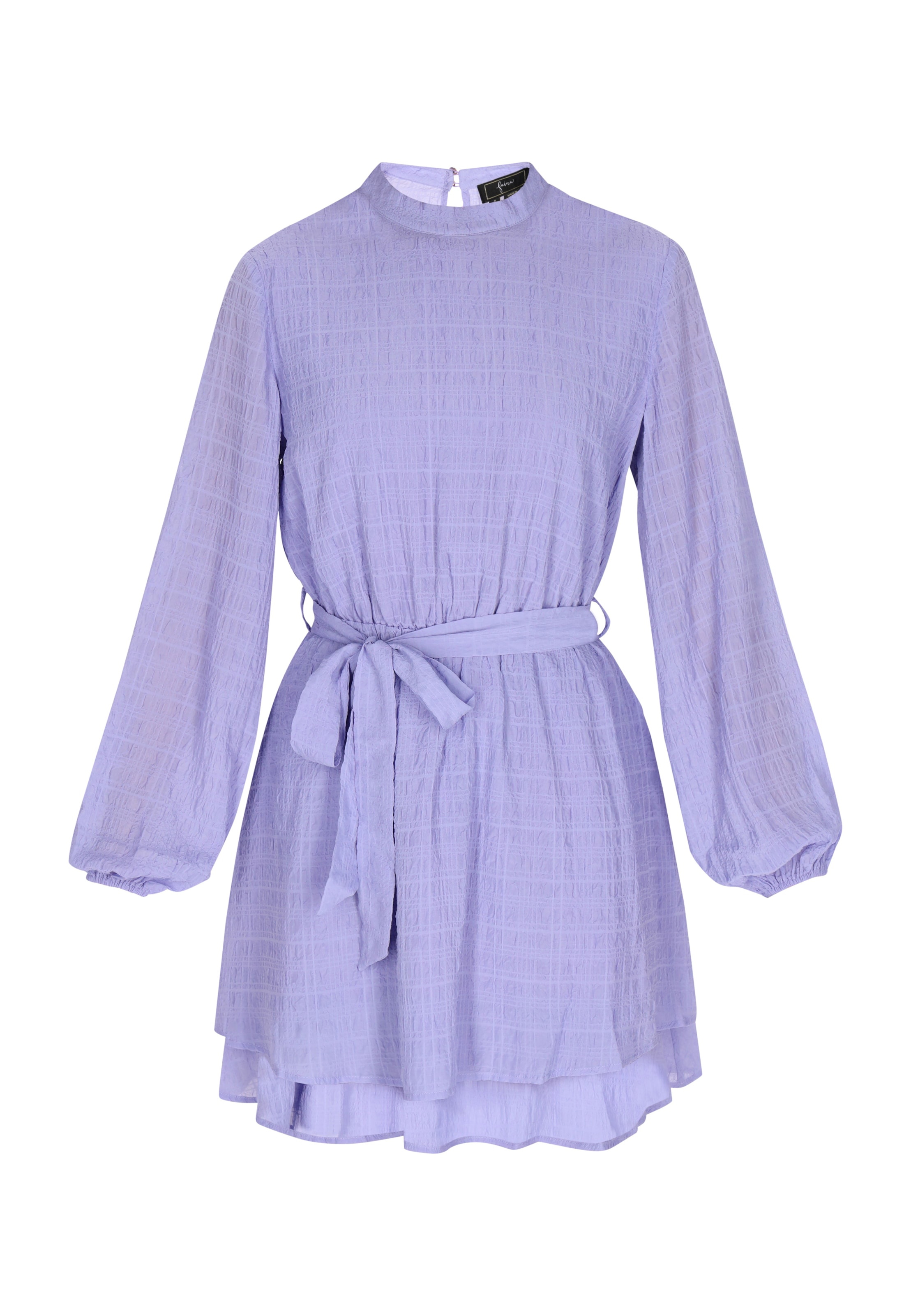 faina Koktejlové šaty – fialová: přední strana