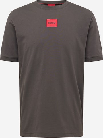 T-Shirt 'Diragolino212' HUGO Red en gris : devant