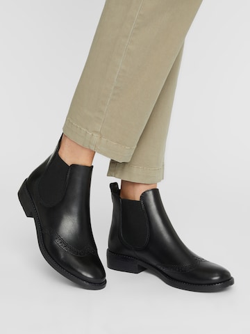 TAMARIS Chelsea boots in Zwart: voorkant