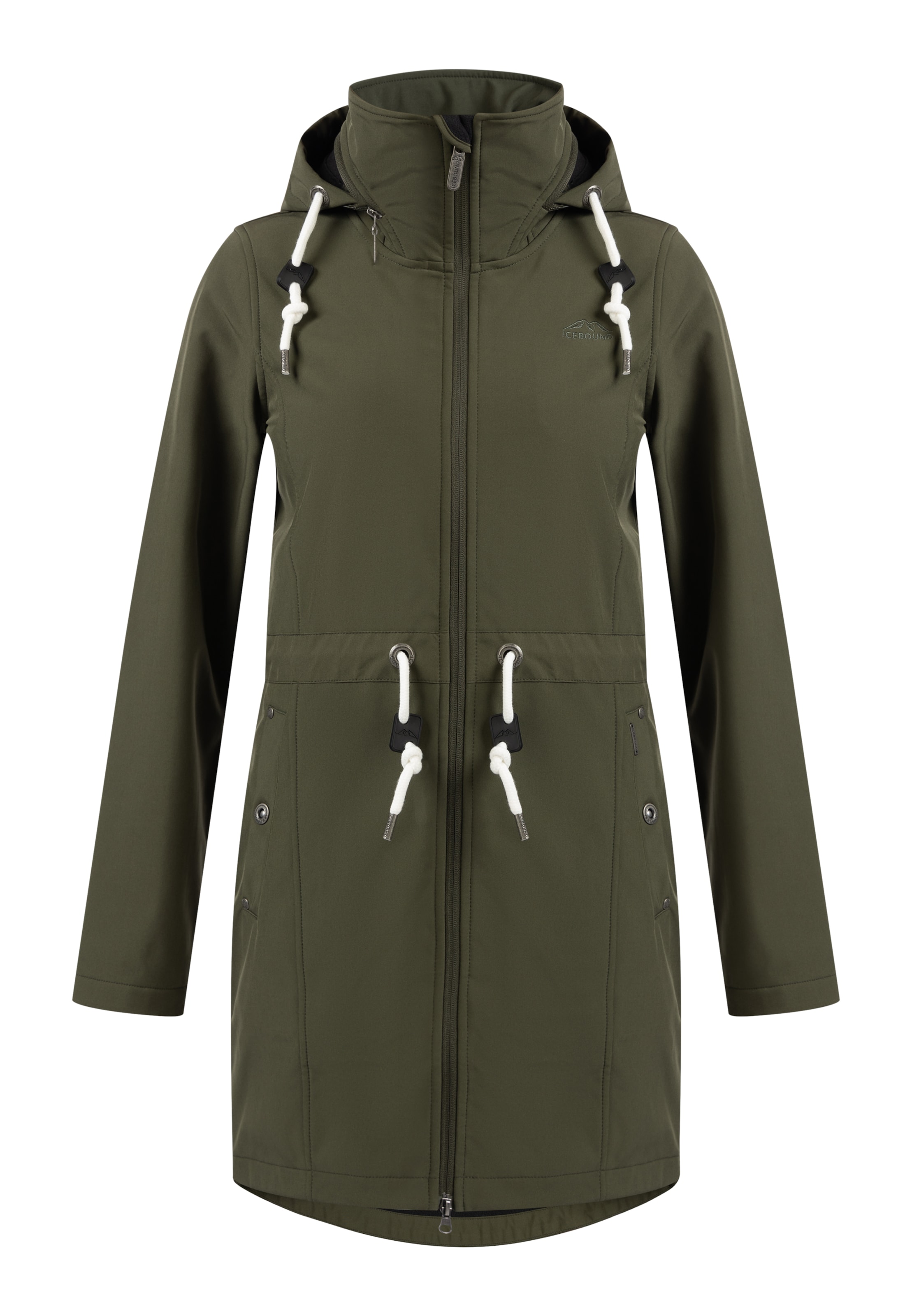 ICEBOUND - Abrigo funcional en verde: frente