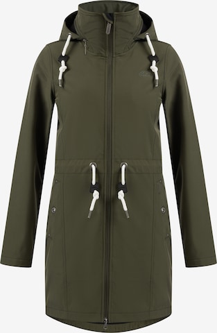 Cappotto funzionale di ICEBOUND in verde: frontale