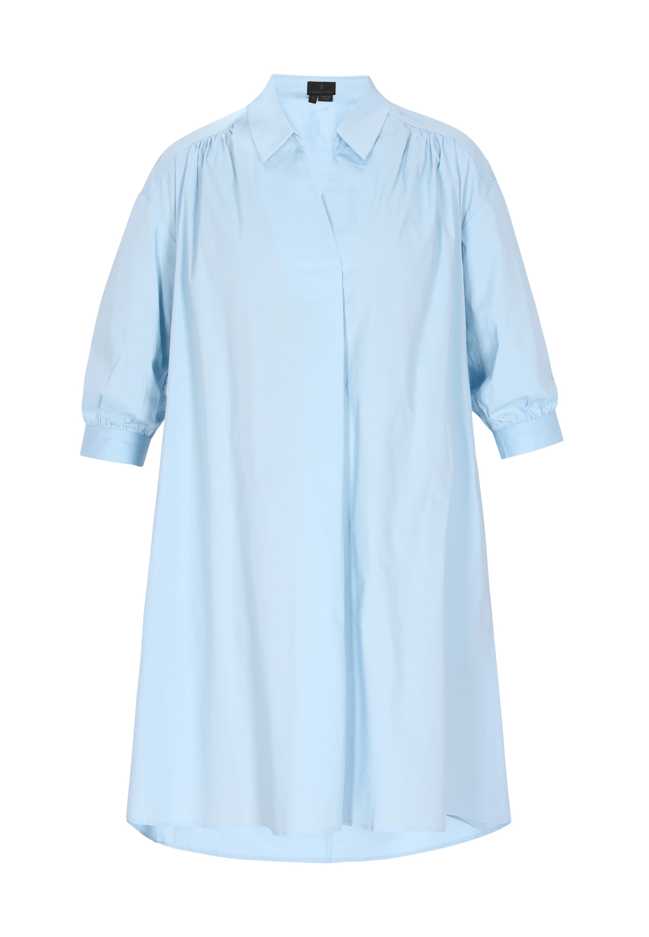 DreiMaster Klassik Blusenkleid in Blau: Vorderseite