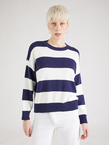 Pull-over UNITED COLORS OF BENETTON en bleu : devant