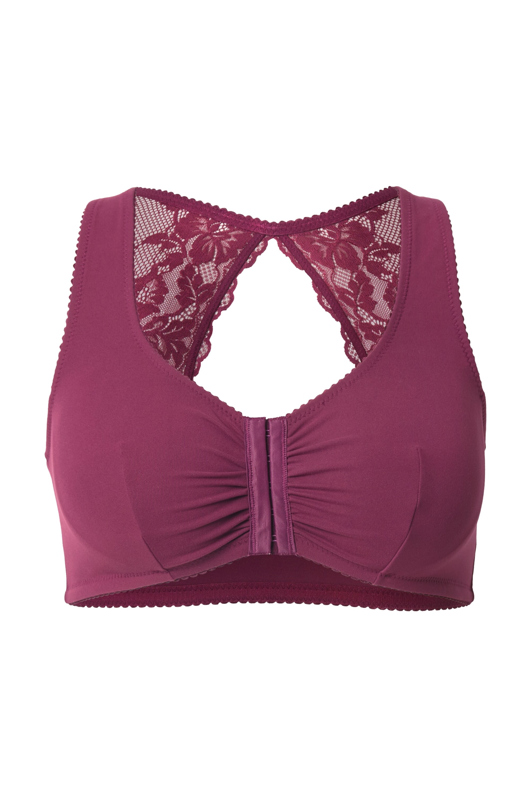 Bustier Soutien-gorge Ulla Popken en violet : devant