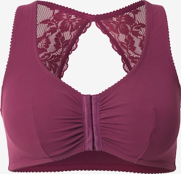 Ulla Popken Bustier BH in Lila: voorkant
