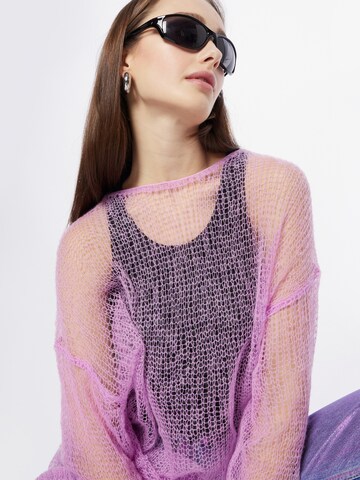 WEEKDAY - Pullover 'Tilly' em roxo