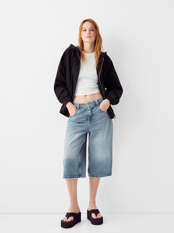 Giacca di felpa di Bershka in nero
