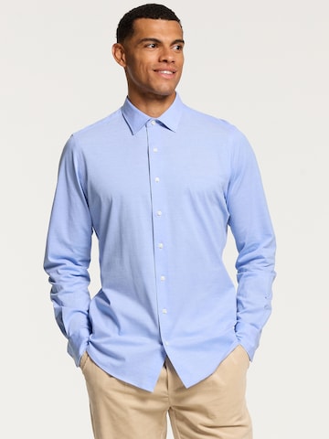 Shiwi - Regular Fit Camisa 'Pablo' em azul: frente