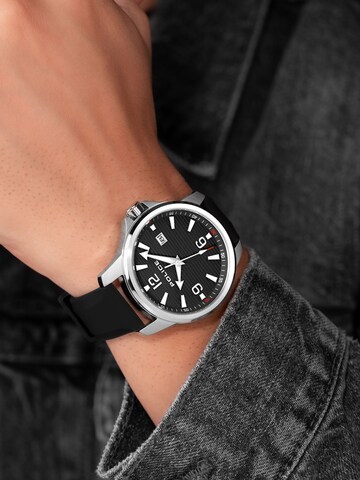 POLICE Analog watch 'Mensor' in Black: front
