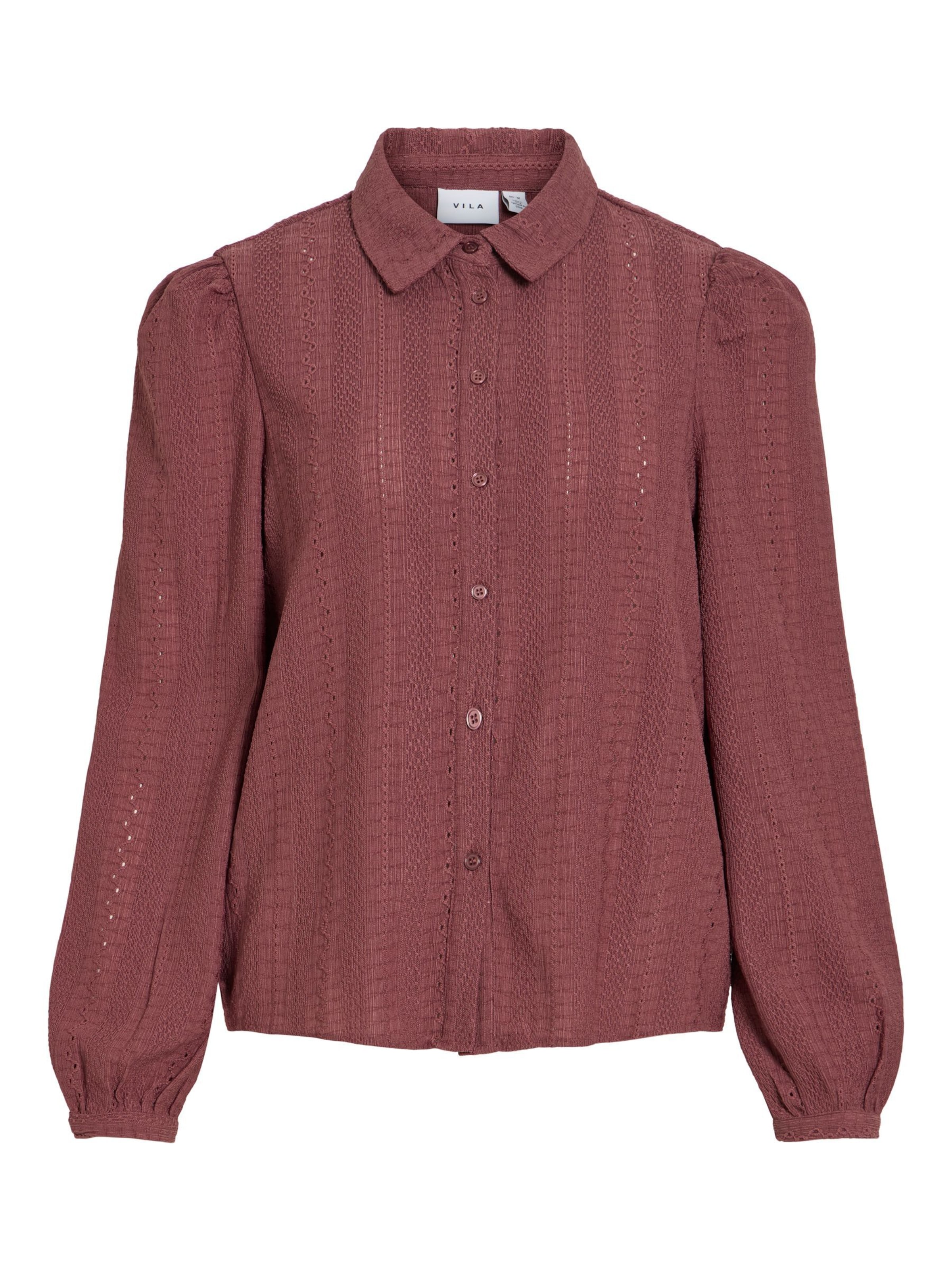 VILA Blouse 'VIZania' in Brown: front