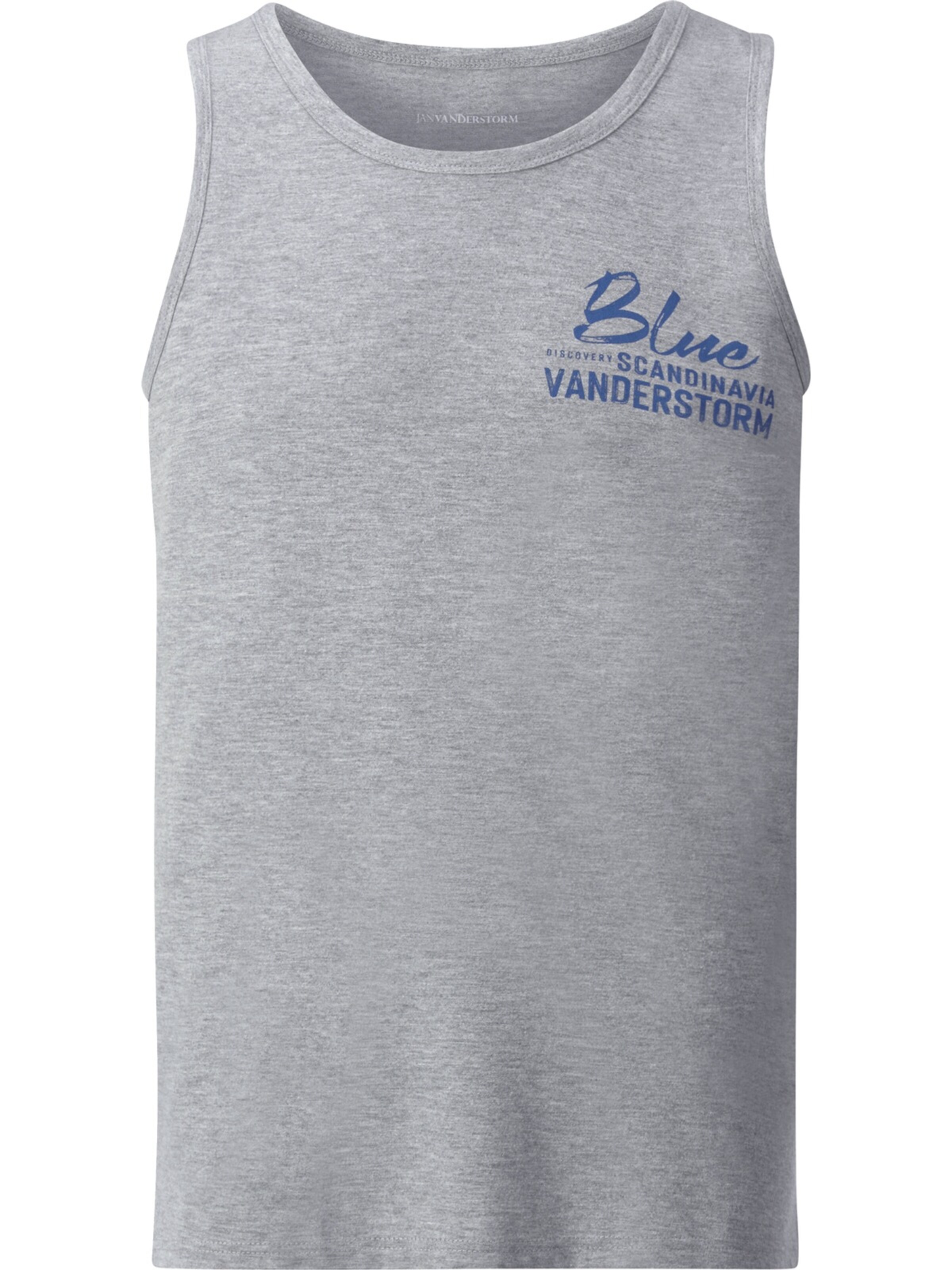 Jan Vanderstorm Shirt 'Felton' in Grau: Vorderseite