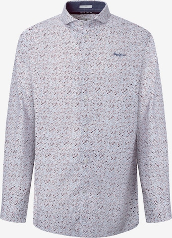 Pepe Jeans Regular fit Button Up Shirt 'Lenora' in White: front