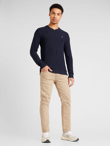 JACK & JONES Sweter 'BLUROY' w kolorze niebieski