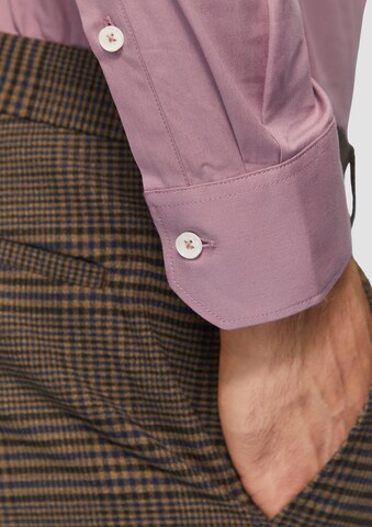Coupe regular Chemise s.Oliver BLACK LABEL en rose