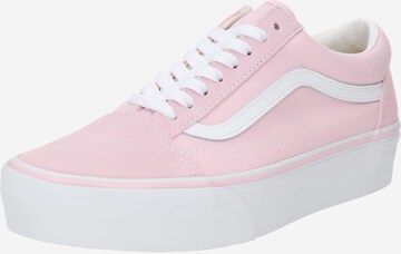 Baskets basses 'Old Skool' VANS en rose : devant