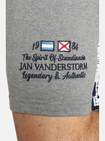 Jan Vanderstorm Shirt 'Vilgot' in Grau