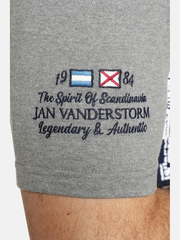 Jan Vanderstorm Shirt 'Vilgot' in Grey