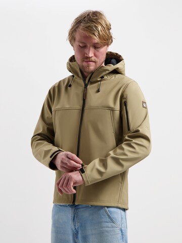 Travelin Outdoor jacket 'Stian' in Brown: front