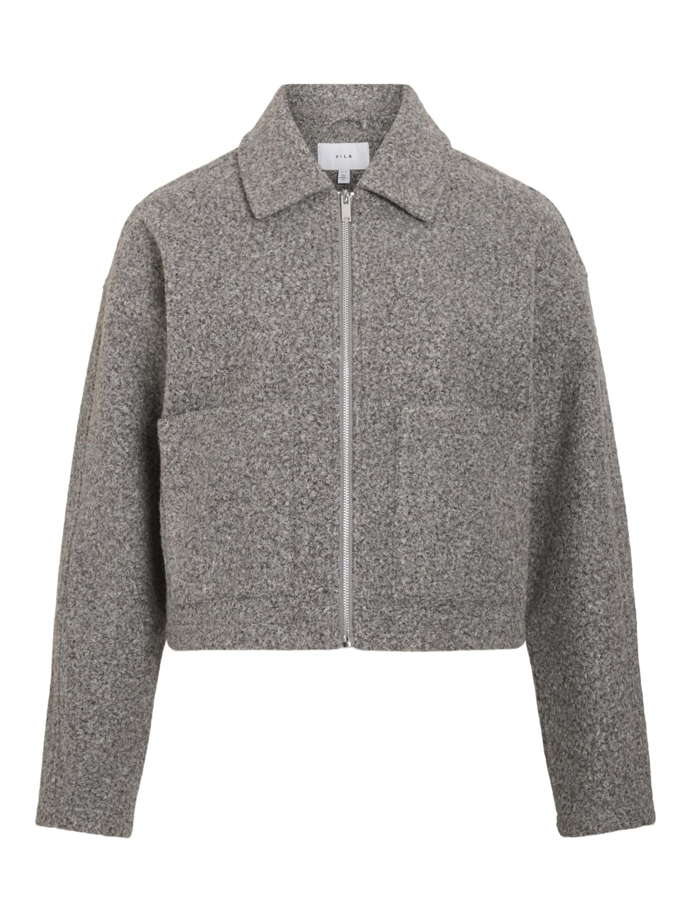 VILA - Chaqueta de entretiempo 'Jadas' en gris: frente