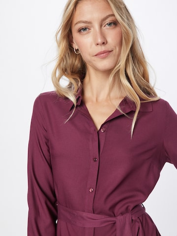 PIECES Dolga srajca 'Cammie' | vijolična barva