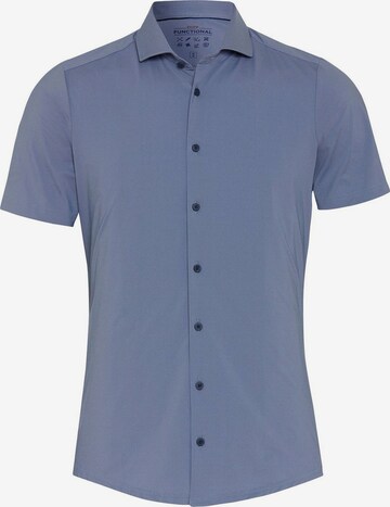 PURE Regular fit Overhemd in Blauw: voorkant