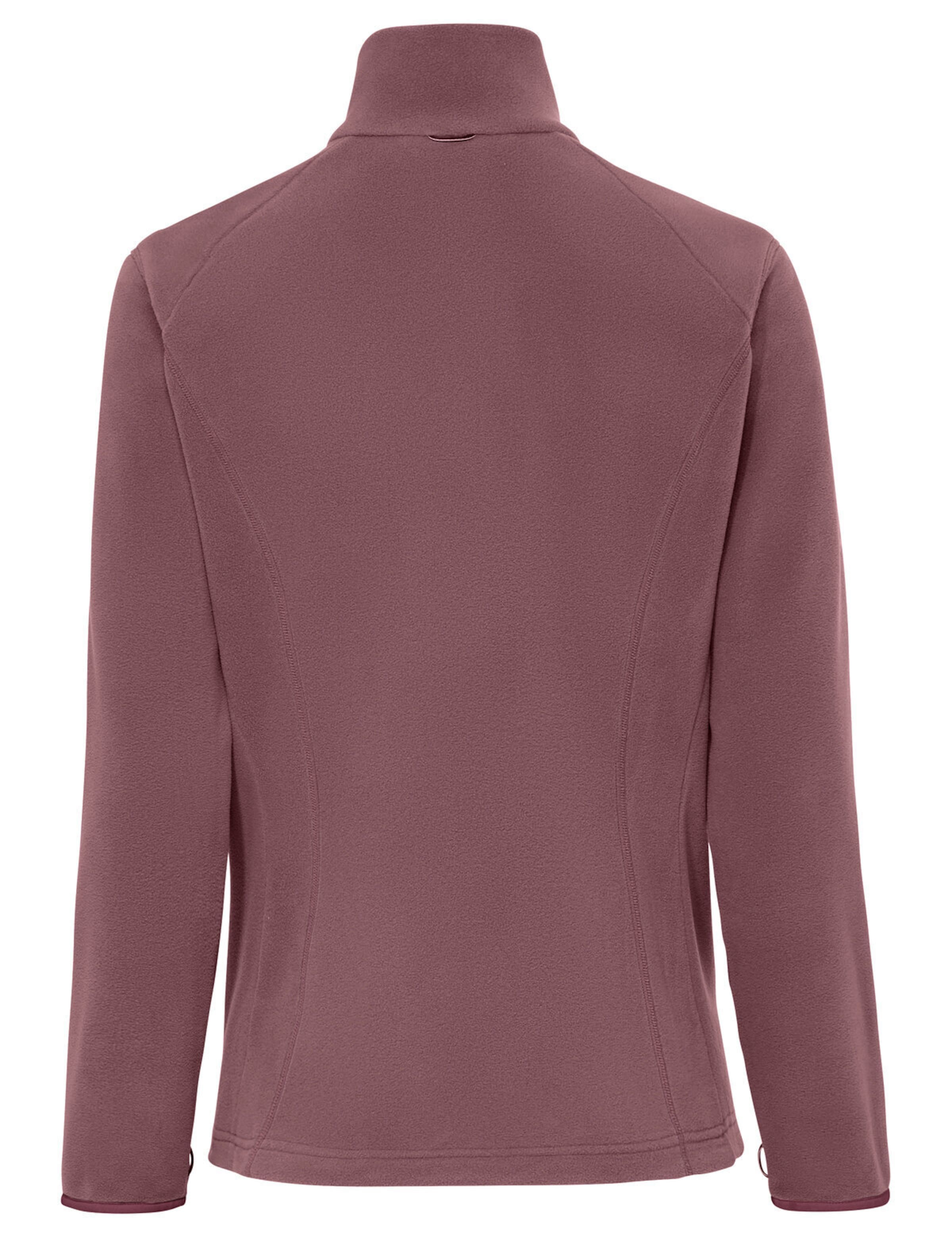 VAUDE Athletic fleece jacket 'Rosemoor' in Red