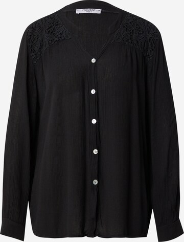 ZABAIONE Blouse 'Si44sa' in Zwart: voorkant