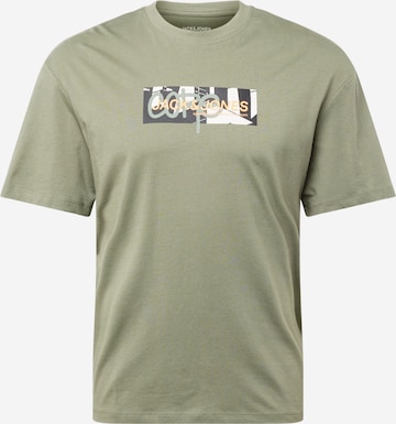 T-Shirt 'AOP' JACK & JONES en vert : devant