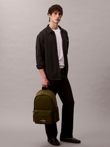 Calvin Klein Backpack 'BOLD' in Green