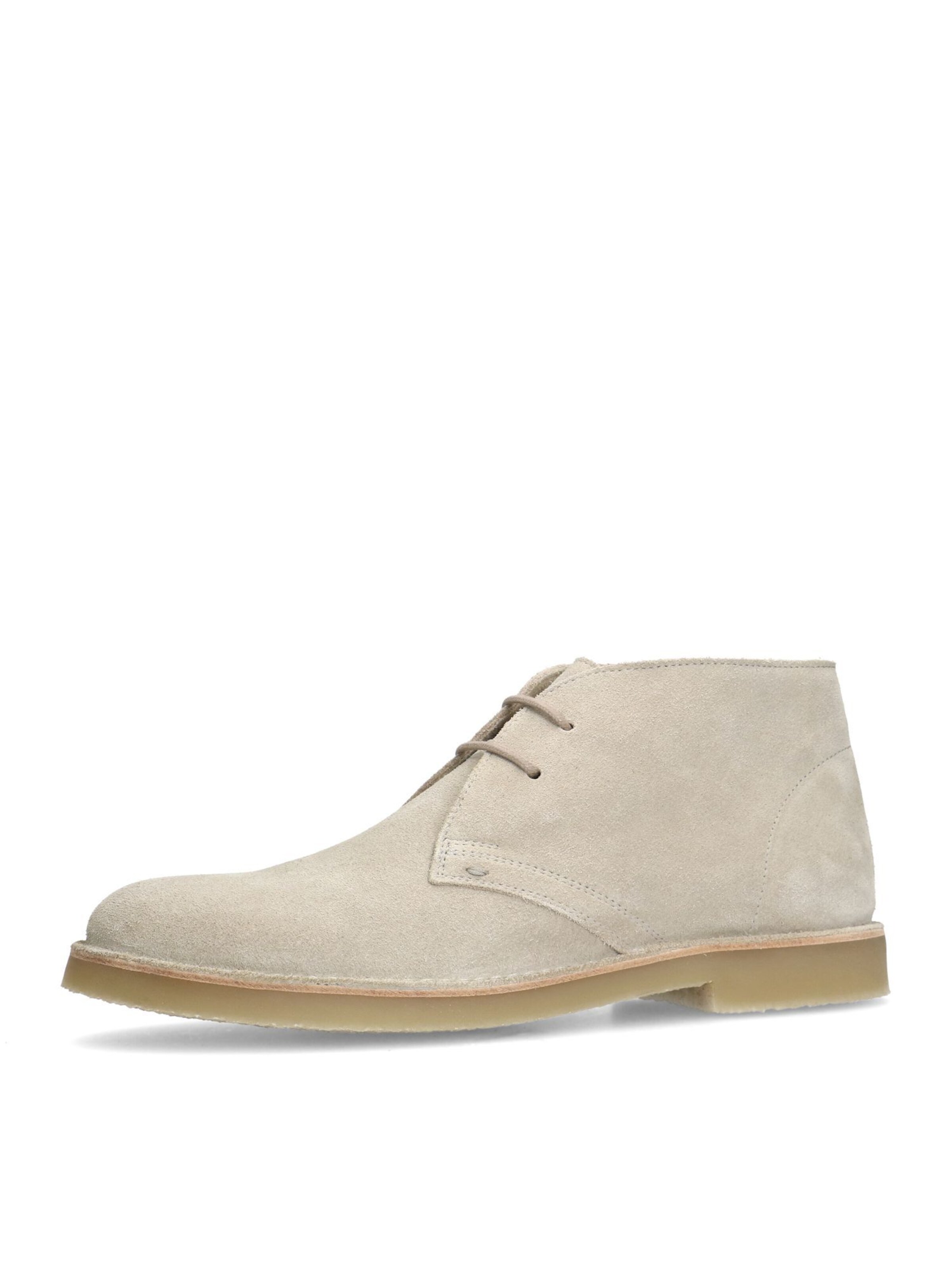 MANFIELD Chukka Boots in Beige: front