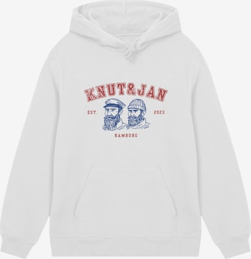 Pull-over 'Knut & Jan Hamburg' F4NT4STIC en blanc : devant