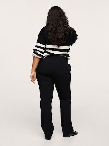 MANGO Slimfit Broek 'LIZZY' in Zwart