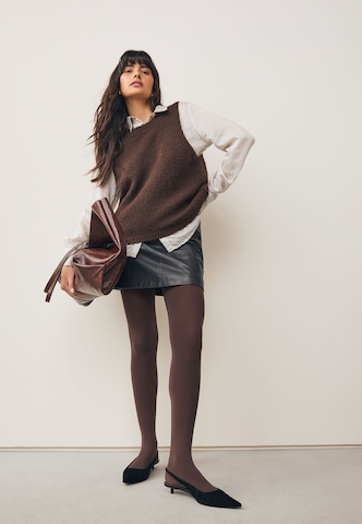 Collant Next en marron